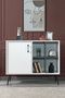 Hanah Home Şile 4112 Consola Blanco y Antracita
